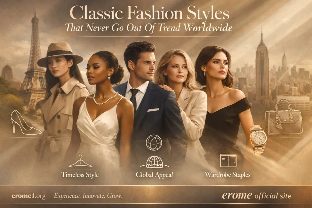 Classic Fashion Styles That Never Go Out Of Trend Worldwide