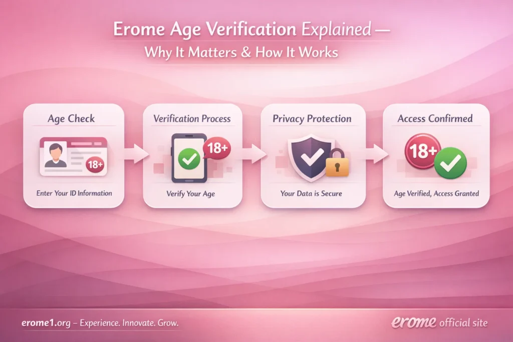 Erome Age Verification Explained Why It Matters & How It Works