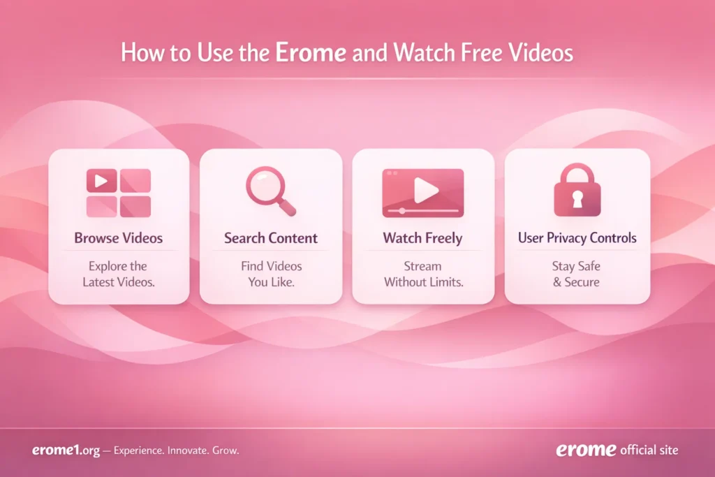 How to use the Erome and Watch Free Videos