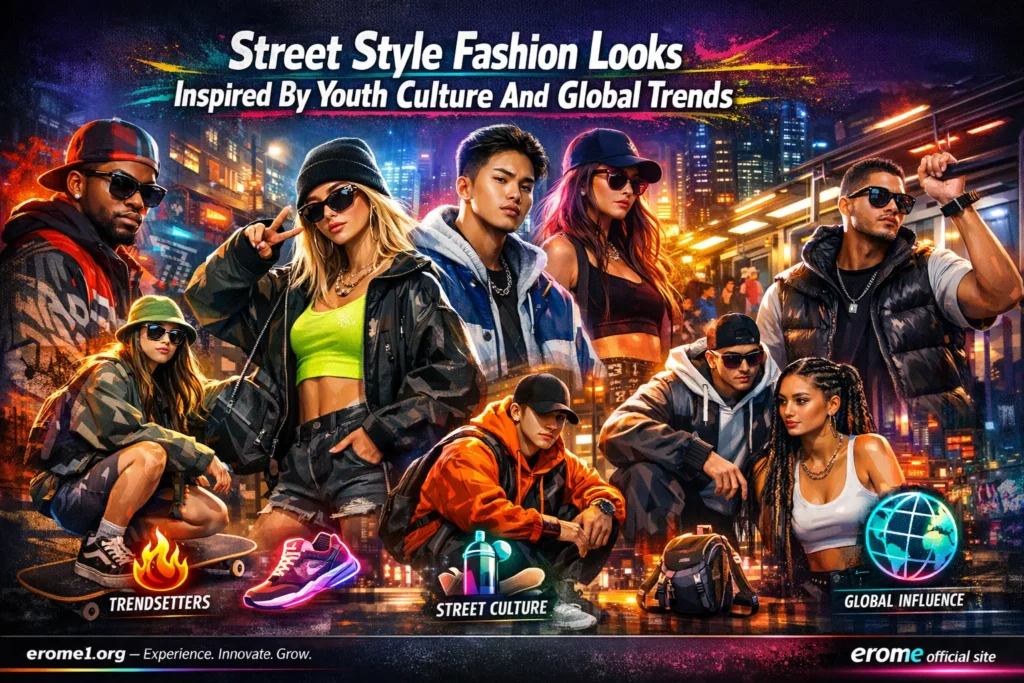 Street Style Fashion Looks Inspired By Youth Culture And Global Trends