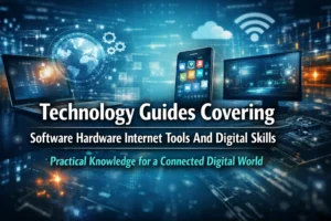 Technology Guides Covering Software Hardware Internet Tools And Digital Skills